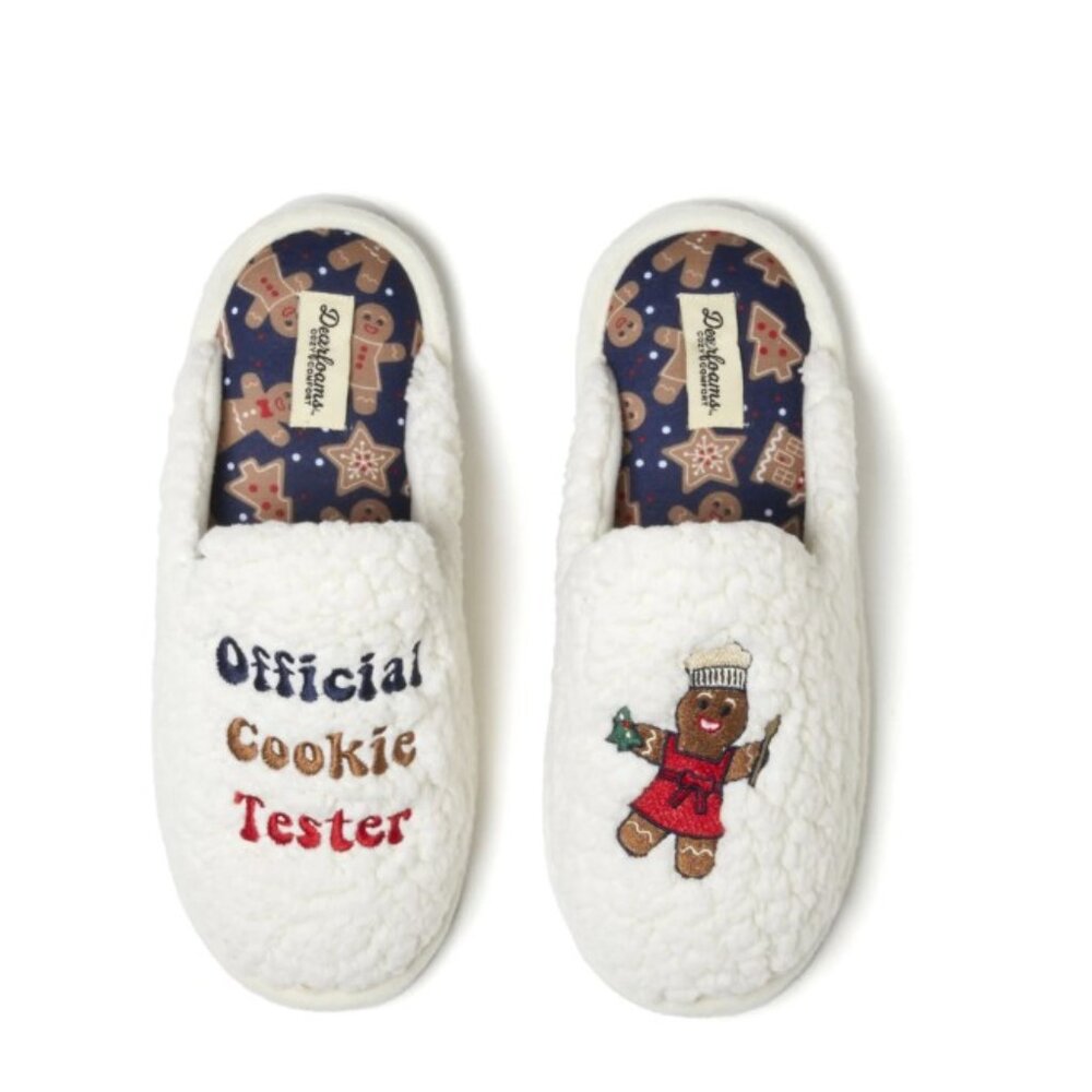 Dearfoams "Official Cookie Tester" Slippers